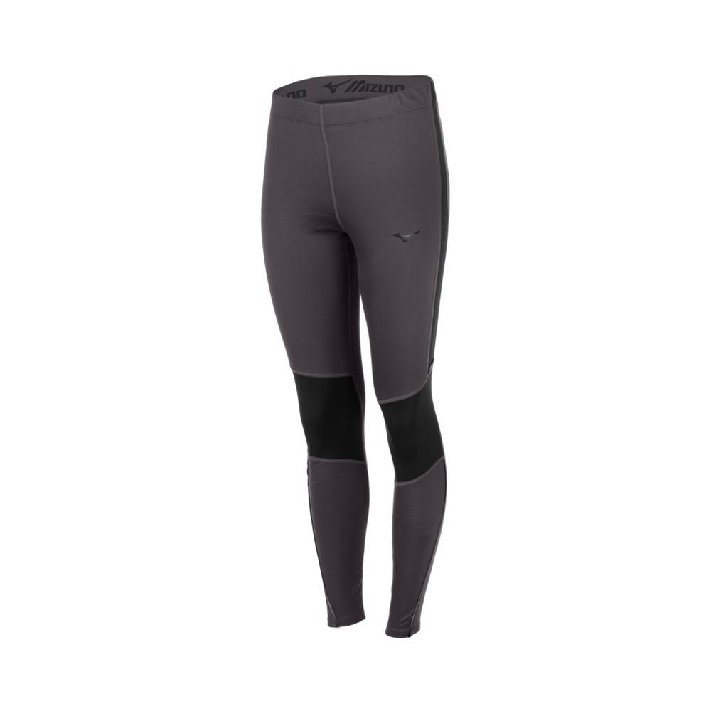 Mallas Mizuno Breath Thermo® Mujer Gris/Negras España TBYN-46037